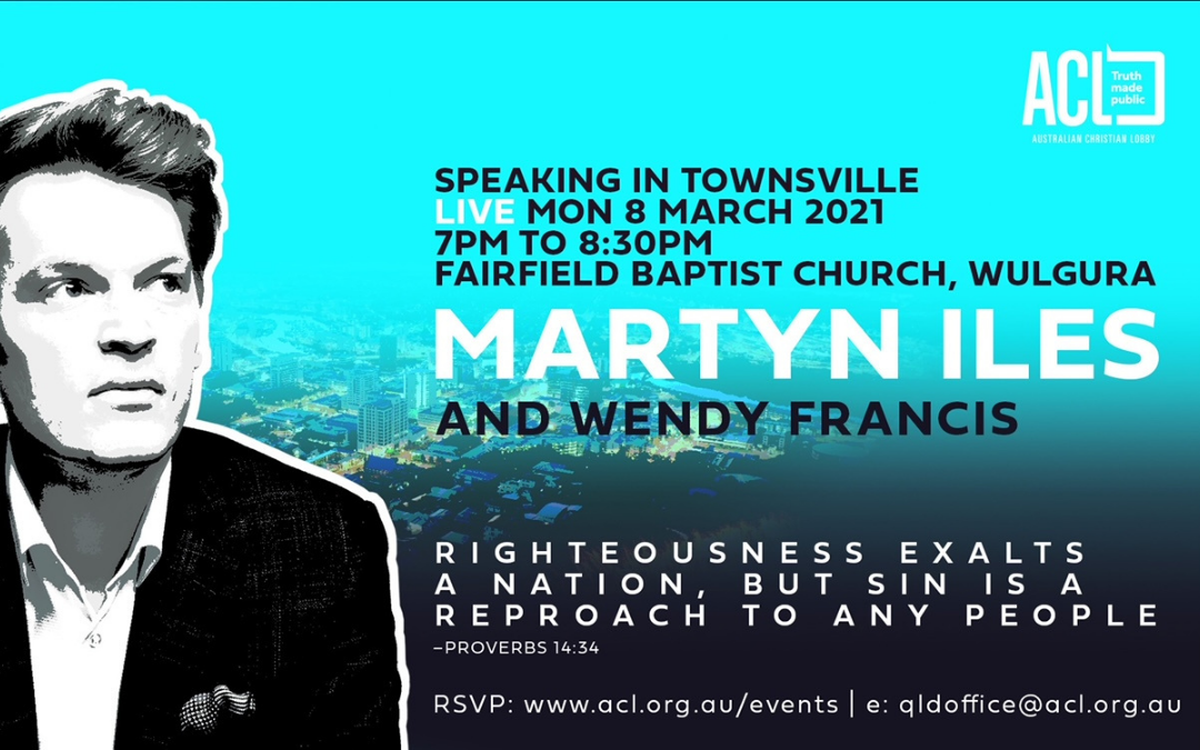 SPECIAL EVENT: AUSTRALIAN CHRISTIAN LOBBY