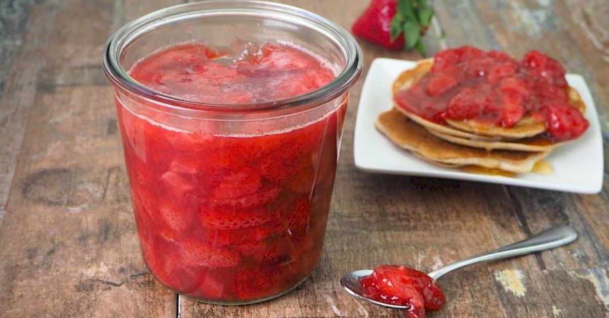 paleo strawberry jam