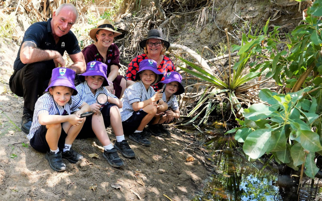 TOWNSVILLE SCHOOLS SIGN UP TO ADOPT A WATERWAY