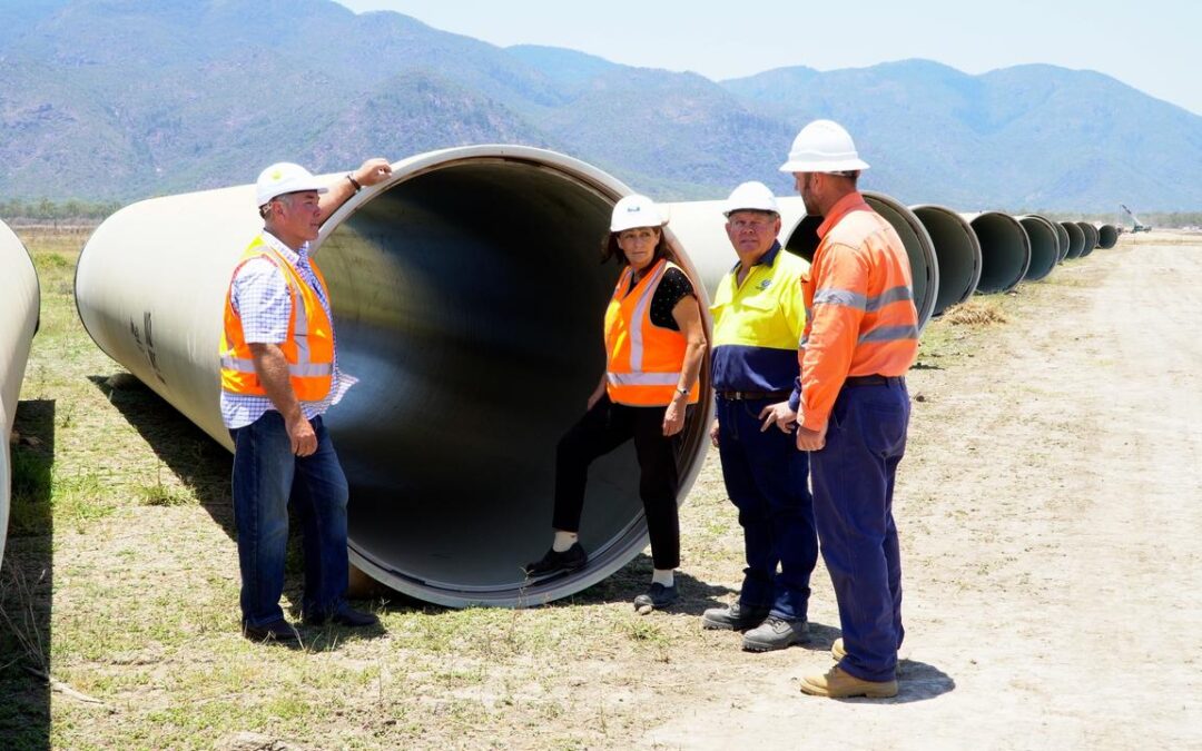 WORK STARTS ON HAUGHTON PIPELINE PROJECT STAGE 2