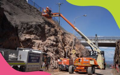 ROCK WALL WORKS FOR ICONIC CUTTING